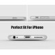 360 Full Cover & Temp.Glass iPhone 7/8 Plus Silver