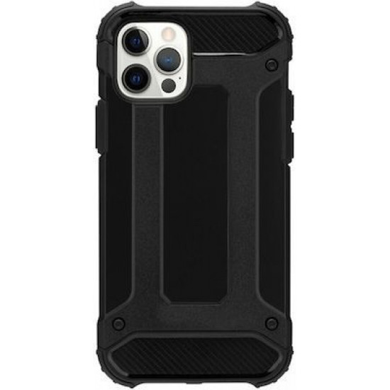 Θήκη Goospery Metallic Armor για Apple iPhone 12 / 12 Pro Μαύρο