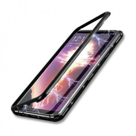 Θήκη Ancus 360 Full Cover Magnetic Metal για Apple iPhone 15 Pro Μαύρη