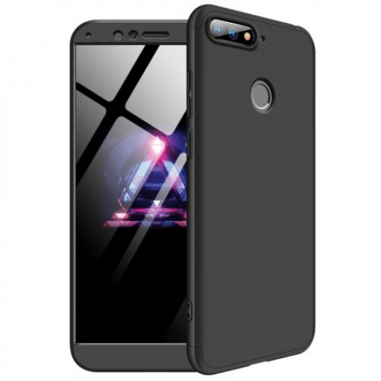 360 Full Cover & Temp.Glass Huawei Y6 Prime 18 Black