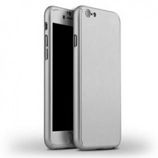 360 Full Cover & Temp.Glass iPhone 7/8/SE 2020 Silver