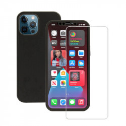 360 Full Cover & Temp.Glass iPhone 12 Pro Max Black