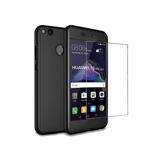 360 Full Cover & Temp.Glass Huawei Honor 8 Lite Black