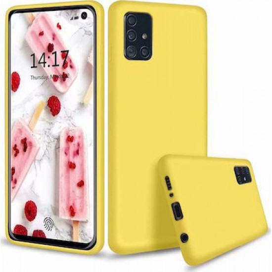 My Colors Liquid Silicon For Samsung A71 Yellow