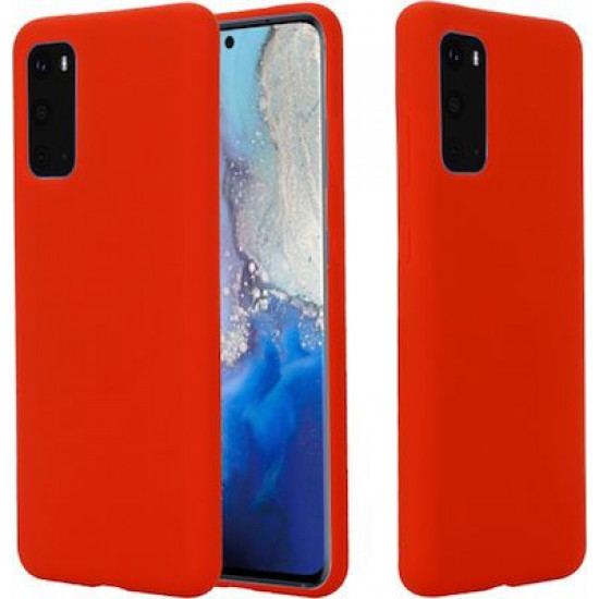 My Colors Liquid Silicon For Samsung S20  Red
