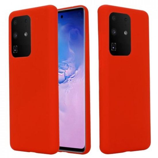My Colors Liquid Silicon For Samsung S20 Ultra Red