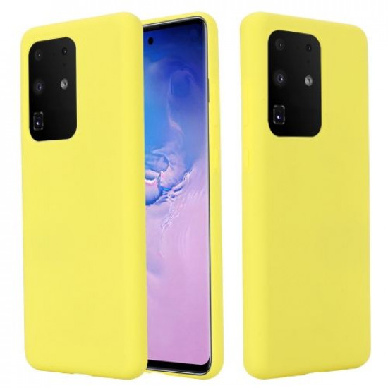 My Colors Liquid Silicon For Samsung S20 Ultra Yellow