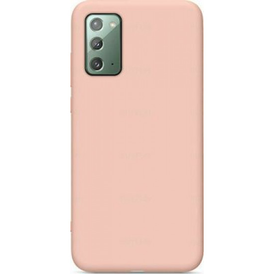 My Colors Liquid Silicon For Samsung Note 20  Pink