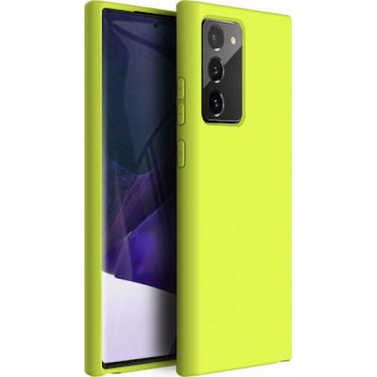My Colors Liquid Silicon For Samsung Note 20  Yellow