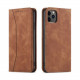 Bodycell Book Case Pu Leather iPhone 12 Mini Brown