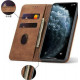 Bodycell Book Case Pu Leather iPhone 12 Mini Brown