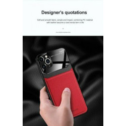 Bodycell Back Cover Plexiglass For iPhone 11 Pro  Red