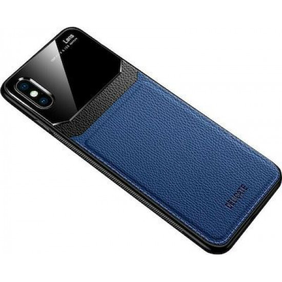 Bodycell Back Cover Plexiglass For iPhone XS MAX Blue