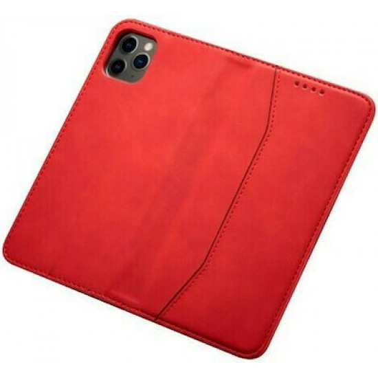 Bodycell Book Case Pu Leather iPhone 12/12 Pro Red
