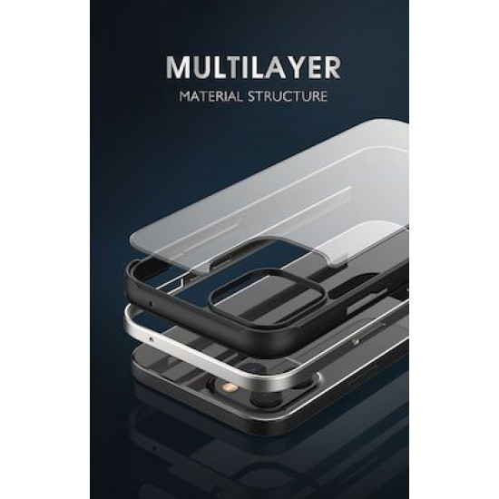 Bodycell Back Cover + Aluminium Bumper For iPhone 11 Pro  Red