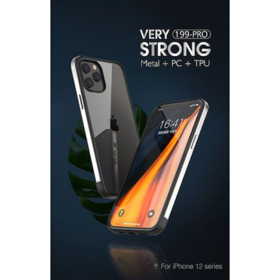 Bodycell Back Cover + Aluminium Bumper For iPhone 11 Pro  Red