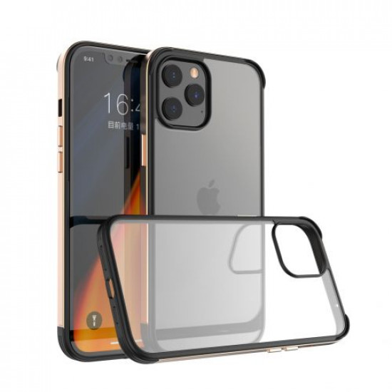 Bodycell Back Cover + Aluminium Bumper For iPhone 12 mini  Gold