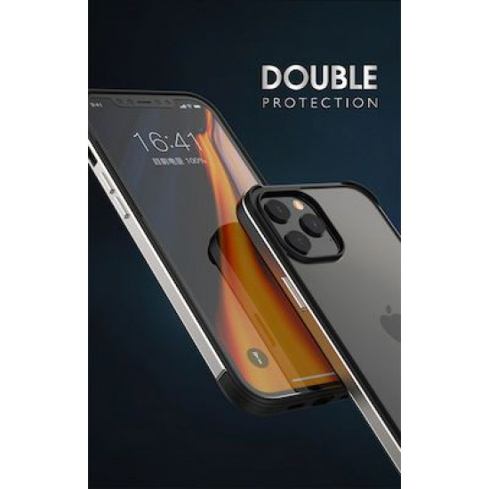 Bodycell Back Cover + Aluminium Bumper For iPhone 12/12 Pro  Gold