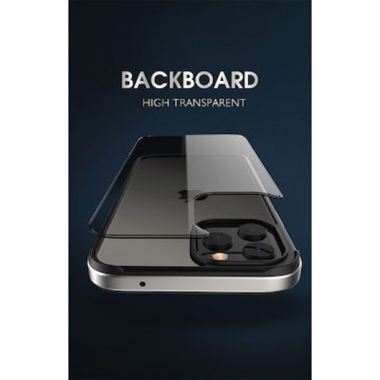 Bodycell Back Cover + Aluminium Bumper For iPhone 12 Pro Max  Gold