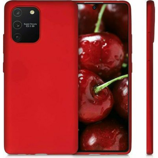 My Colors Liquid Silicon For Samsung S10 Lite Red