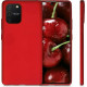 My Colors Liquid Silicon For Samsung S10 Lite Red