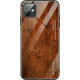 Bodycell Back Cover Wood Temp.Glass For iPhone 12 /12 Pro