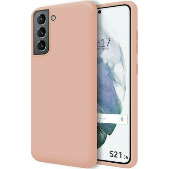 My Colors Liquid Silicon For Samsung S21  Pink