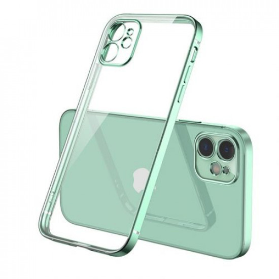 Bodycell Back Cover HD Clear For iPhone 11  Green