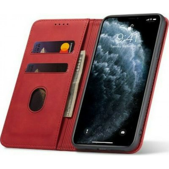 Bodycell Book Case Pu Leather iPhone 11 Pro  Red