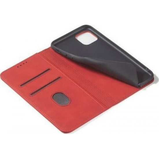 Bodycell Book Case Pu Leather iPhone 11  Red
