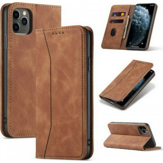 Bodycell Book Case Pu Leather Xiaomi Redmi 7 Brown