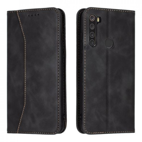 Bodycell Book Case Pu Leather Xiaomi Note 8T Black