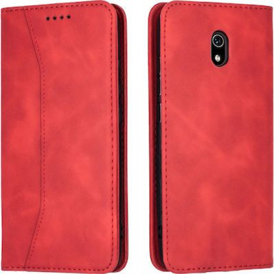 Bodycell Book Case Pu Leather Xiaomi Redmi 8A Red