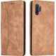 Bodycell Book Case Pu Leather Samsung Note 10 Plus Brown
