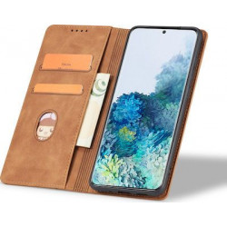 Bodycell Book Case Pu Leather Samsung Note 10 Plus Brown