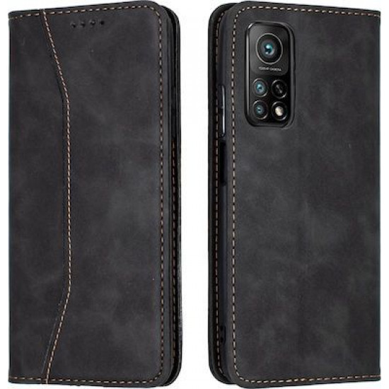 Bodycell Book Case Pu Leather Xiaomi Mi 10T/10T Pro Black