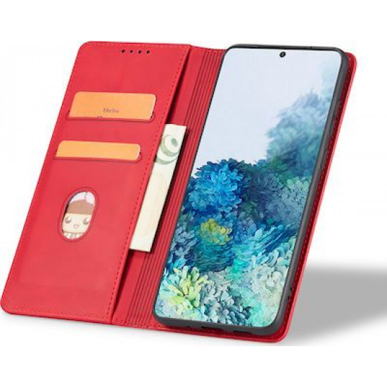 Bodycell Book Case Pu Leather iPhone 7/8/SE 2020 Red