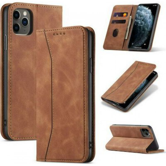 Bodycell Book Case Pu Leather Samsung A32 4G Brown