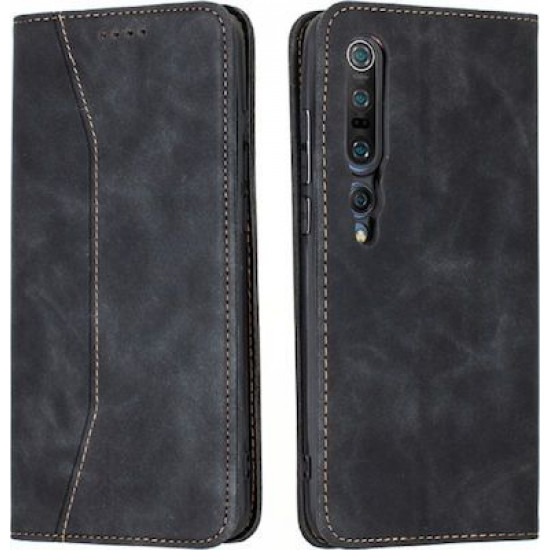 Bodycell Book Case Pu Leather Xiaomi Mi 10/Mi 10 Pro Black