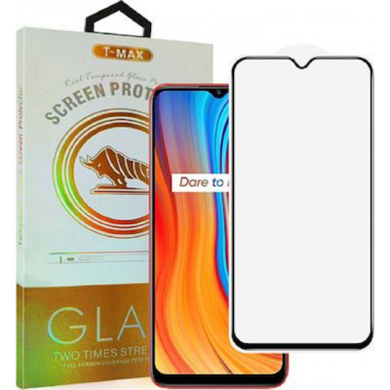 T-Max Full Face Temp.Glass For Realme C3/C3i