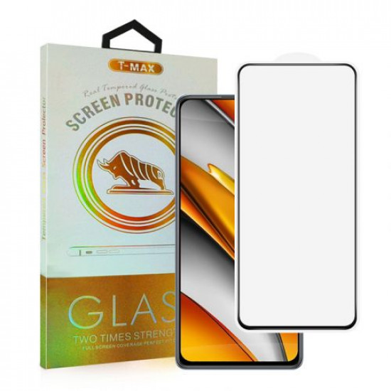 T-Max Full Face Temp.Glass For Xiaomi Poco F3
