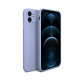 Bodycell Square Liquid Silicon Case iPhone 12  Light  Blue