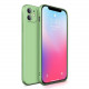 Bodycell Square Liquid Silicon Case iPhone 12  Light Green