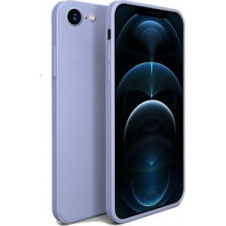 Bodycell Square Liquid Silicon Case iPhone 7/8/SE Light  Blue