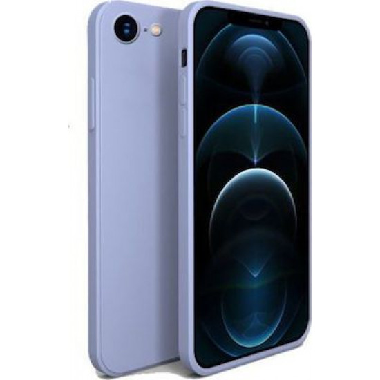Bodycell Square Liquid Silicon Case iPhone 7/8/SE Light  Blue