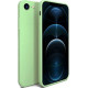 Bodycell Square Liquid Silicon Case iPhone 7/8/SE Light Green