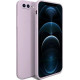Bodycell Square Liquid Silicon Case iPhone 7/8 Plus Light Violet