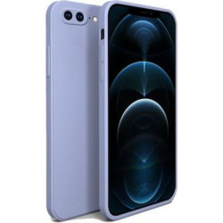 Bodycell Square Liquid Silicon Case iPhone 7/8 Plus Light Blue