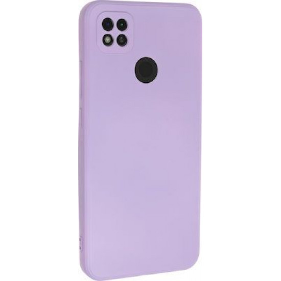 Bodycell Square Liquid Silicon Case Xiaomi Redmi 9C Light Violet
