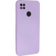 Bodycell Square Liquid Silicon Case Xiaomi Redmi 9C Light Violet